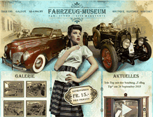 Tablet Screenshot of fahrzeug-museum.ch